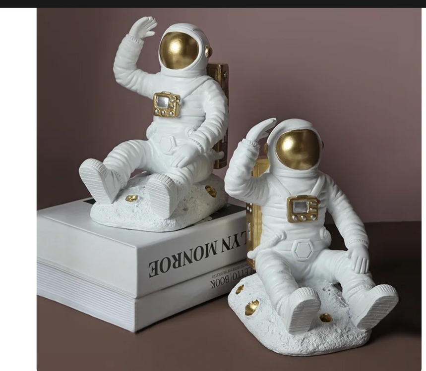 A071695338 İskandinav İnsan Astronot Minyatür Figür Reçine Zanaat 1 Adet