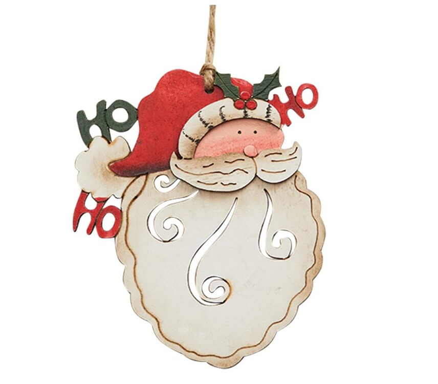 AB0DGNV5JJY El Sanatları İçin Küçük Noel Baba Asılı Süs Ağaç İçin Ev Dekorasyon 1 Adet
