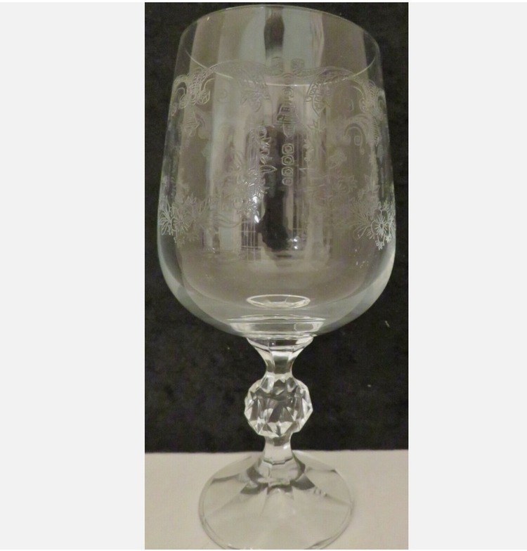 A30843 12cm Şeffaf Bohemia Kristal Cam Kahve Yanı Bardak Kadeh 1 Adet