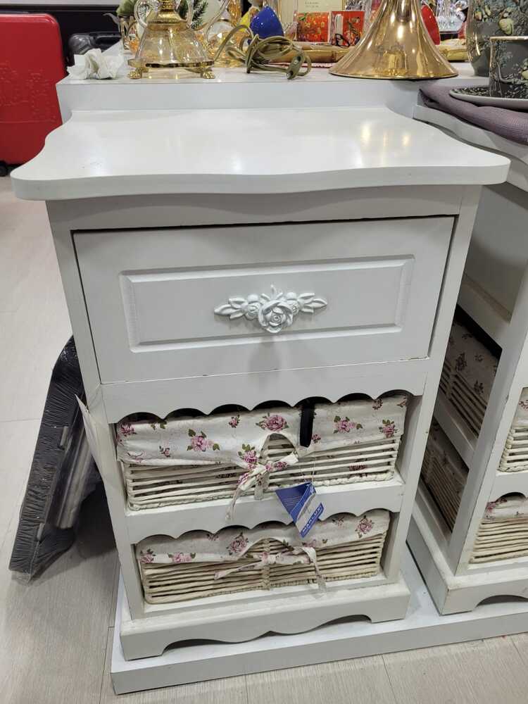 HM101 35x62x30cm Çekmeceli Dolap Ahşap Home Life Concept Eskitme Vintage 1 Adet