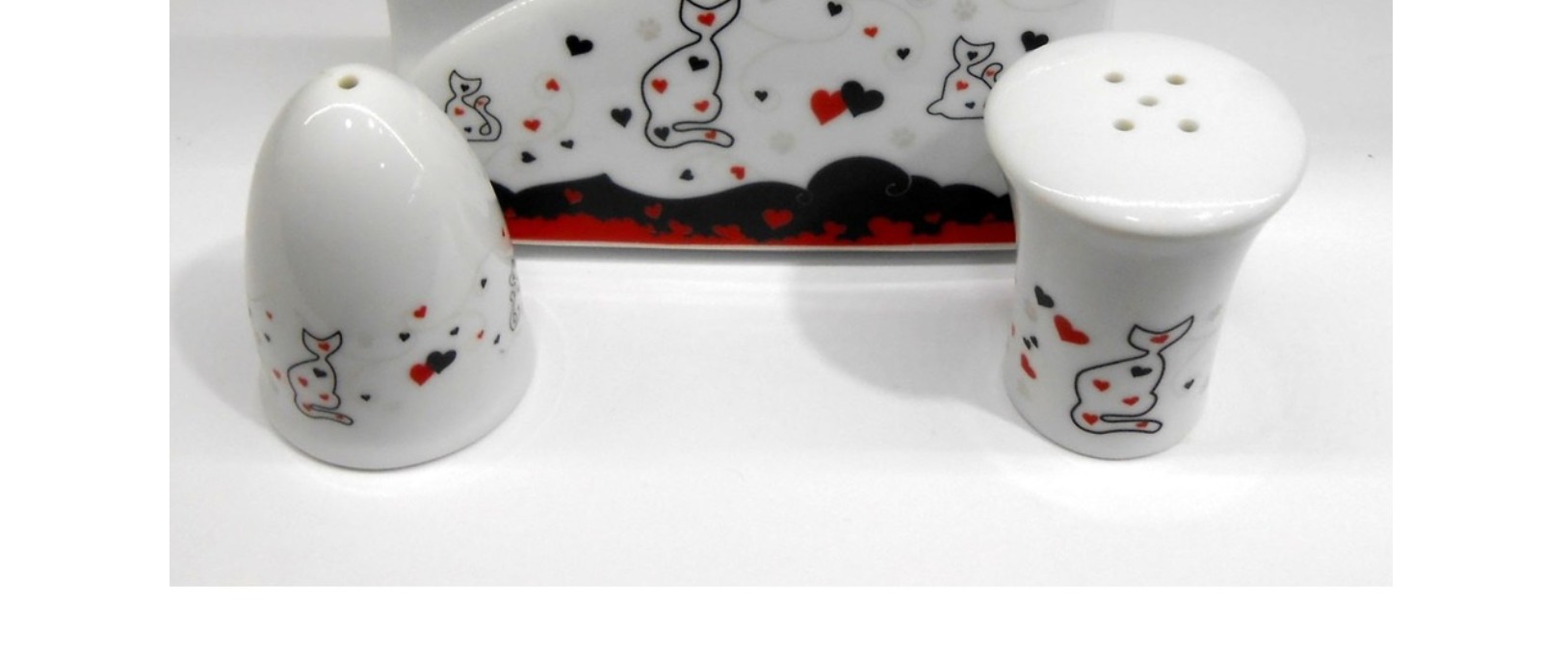 A54.09.TBP.LOVE.CAT Cats By Luyano Tuzluk Biberlik Seti Love Cats Aşk Kedil