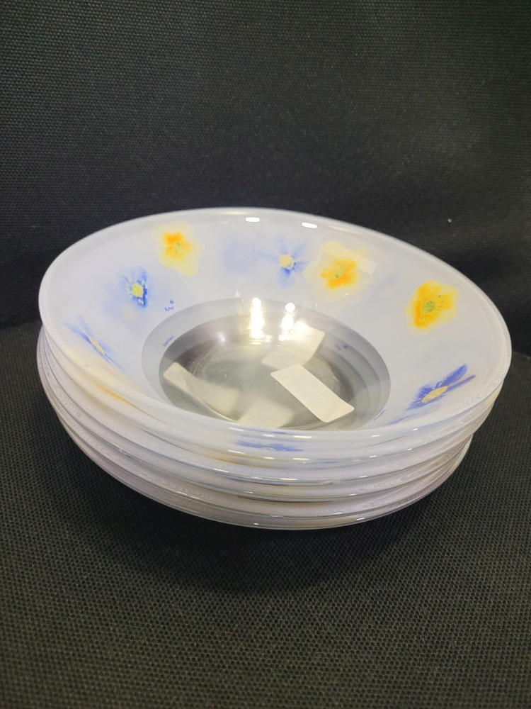 0883314148077 Luminarc Tempered Poeme Blue Multi Usage 16cm Cam 6'lı Kase