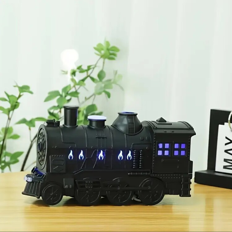 PY784588 Siyah Tren Esans Yağı Difüzörü AMRIVER 300ml USB ile Çalışan Çift Işıklı
