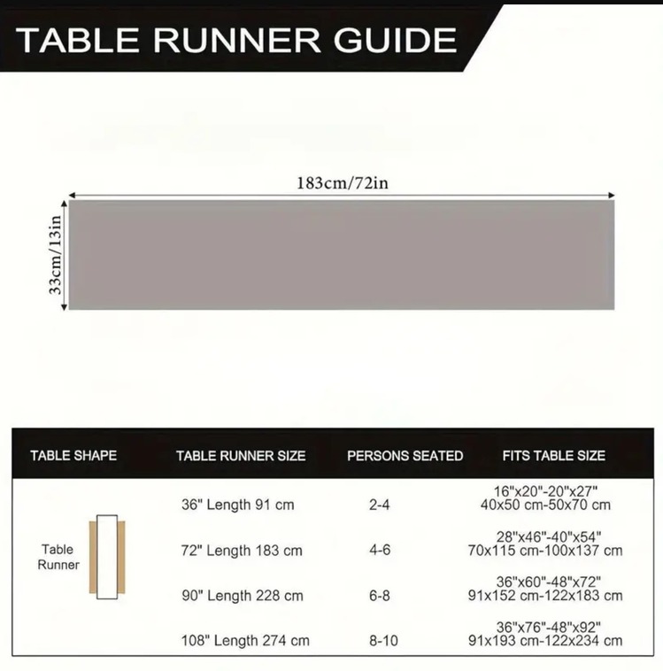 VD259894 Noel Masa Runner Kardan Adam Noel Ağaç Kış Kuş 13x72inç 33x183cm 1 Adet