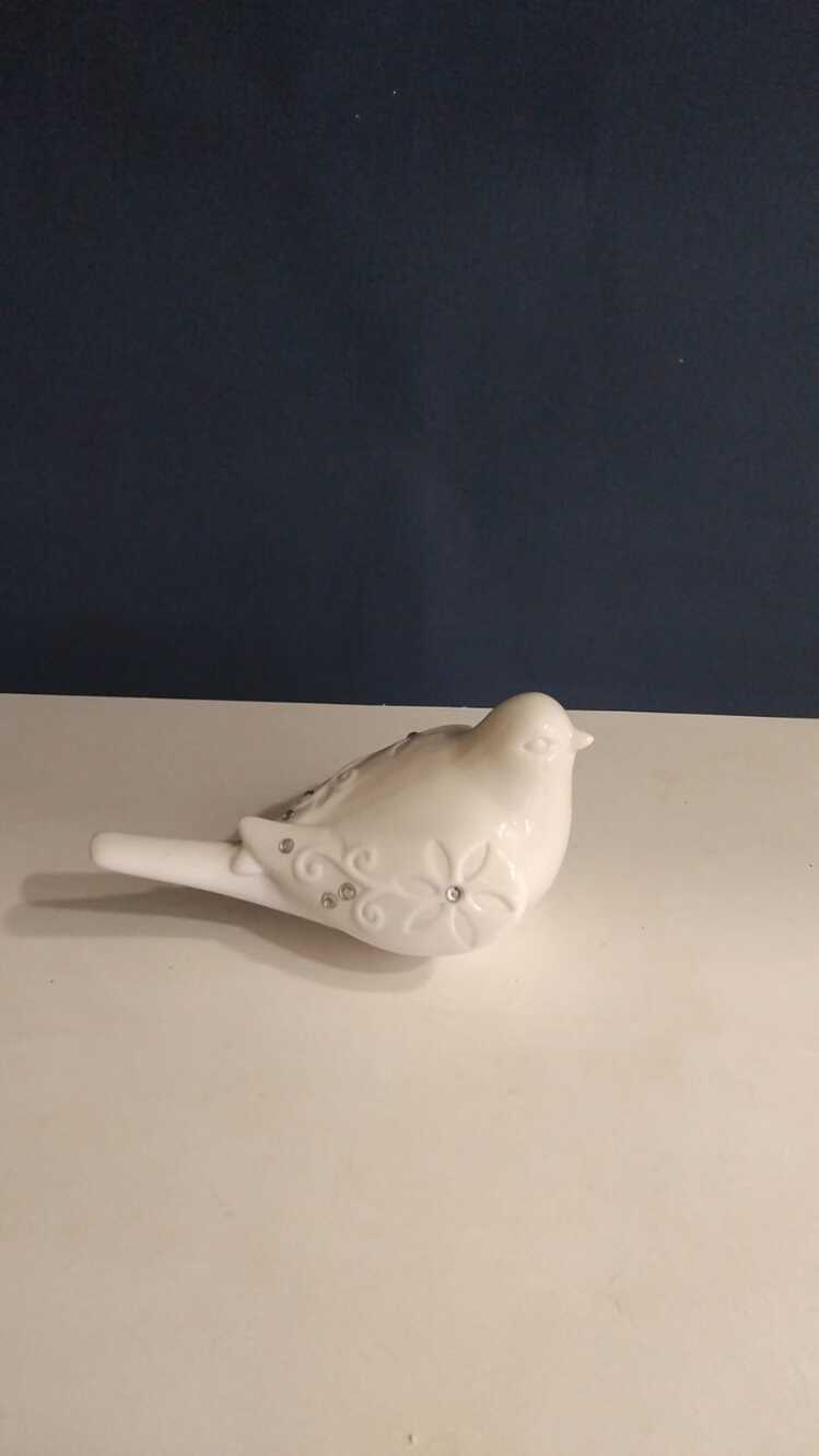 A41f90 Beyaz Porselen Kuş Biblo Figür Obje Ev Sanat Dekorasyon 1 Adet