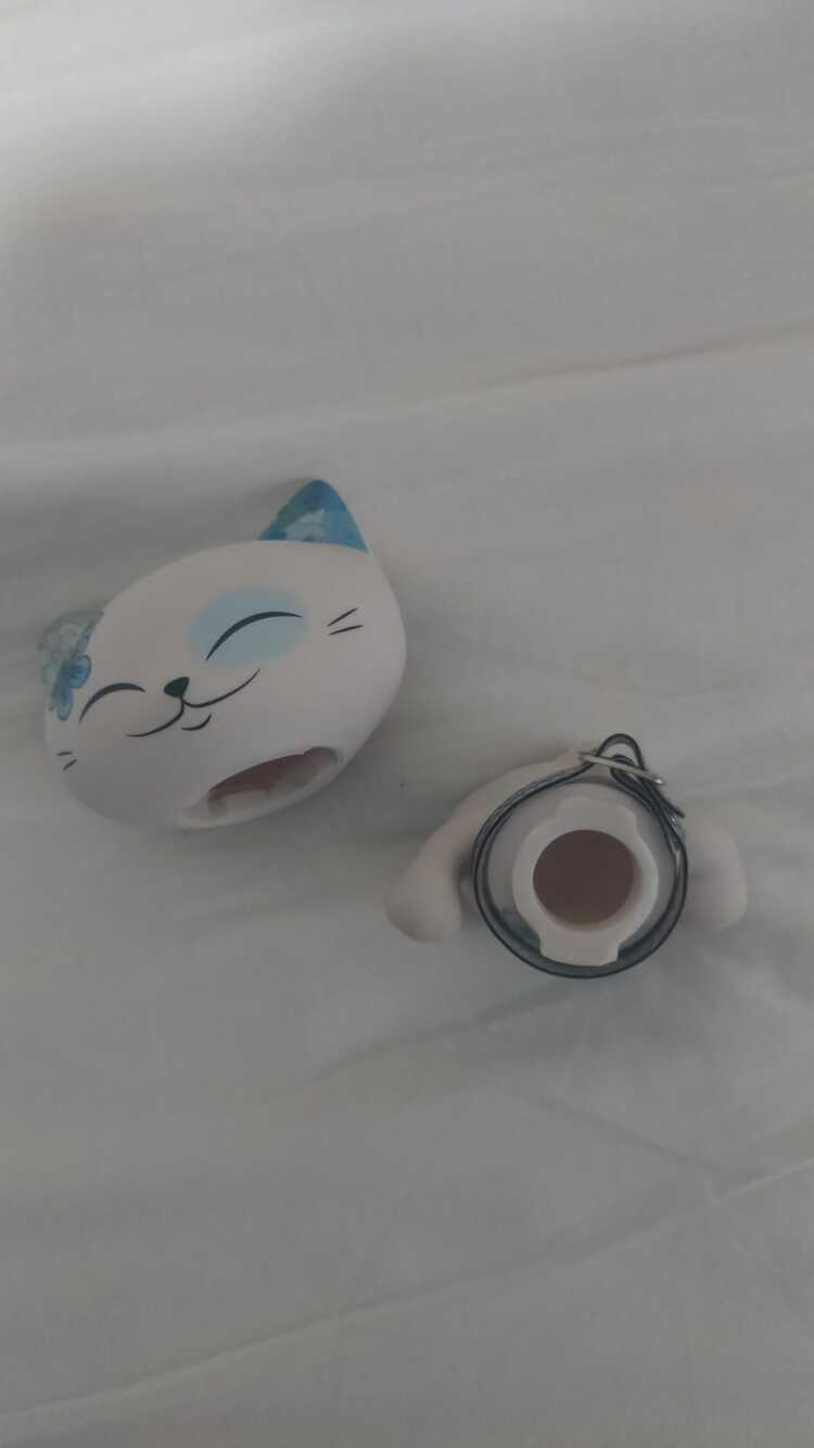 353330 Kimmidoll Mani Şanslı Kedi Çiçek Figür 11cm Lucky Cat Mutluluk Sevgi 1 Adet