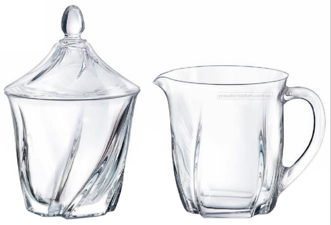 9027595 Cristal D'arques 2'li Sütlük Şekerlik Elixir Paris Strong Pure Diamax Ultra Clear