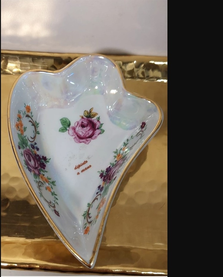 A2506 T. Limoges Şekerlik Lokumluk Kase 12x8,5x3cm El Yapım Porselen 1 Adet