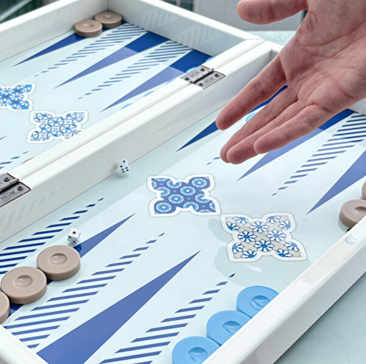 BGD8681126437172 Biggdesign Blue Tile Tavla, Çizilmez Zeminli, Mıknatıslı MDF Kasa, 2 Kat Vernik
