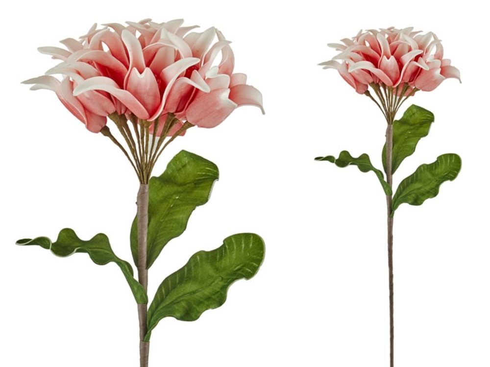 1GJ-4027C Lilyum Pembe Beyaz 76cm Decorative Yapay Gerçekçi 1 Adet