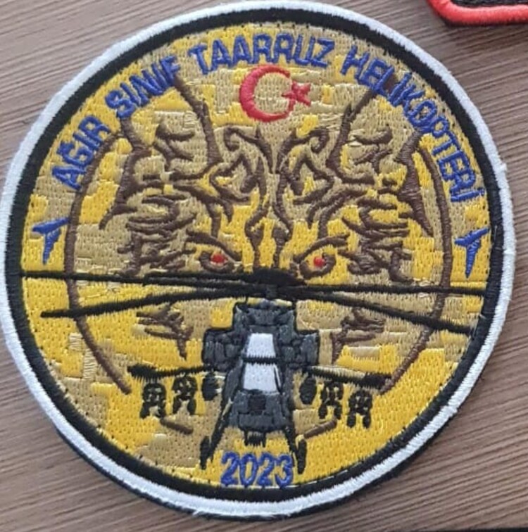 ASTH-2023-YAMA-TRK01 Ağır Sınıf Taarruz Helikopteri Anı Yaması – 2023 Özel Seri