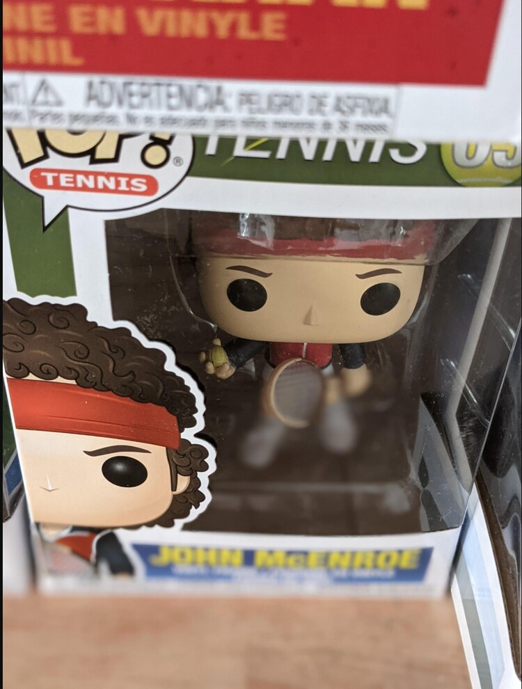 AB082FS67BN Funko Pop! Efsaneler: Tenis Efsaneleri - John McEnroe, Çok Renkli