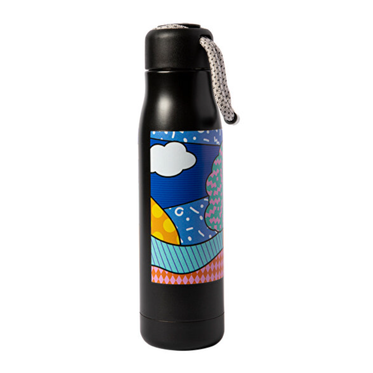 ANY212122547 Any Morning 600 ml Paslanmaz Çelik Termos, Çift Duvarlı, Sızdırmaz Kapaklı, Siyah