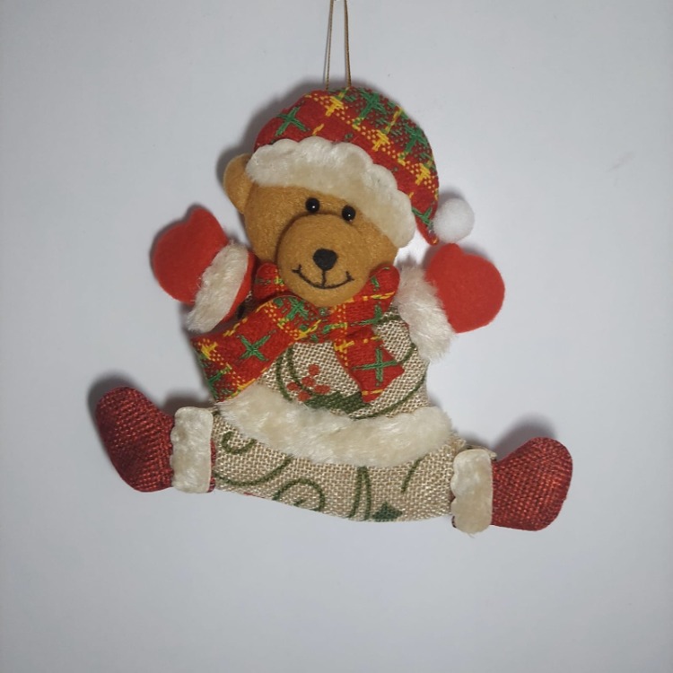 C161616112025 Kumaş noel kapı- PENCERE süsü 15 cm 1 ADET