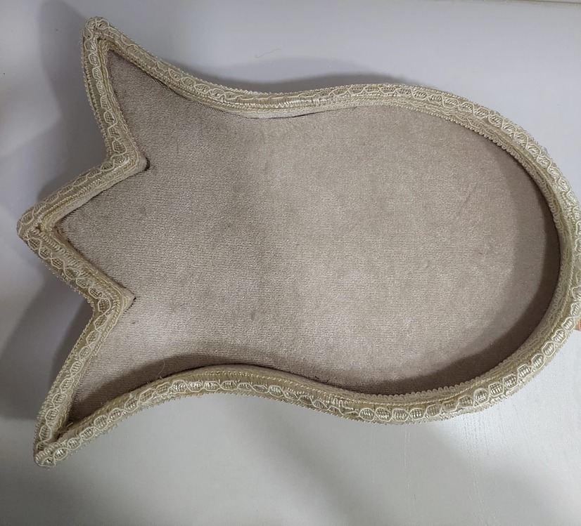 AGndl7 Havluluk Sabunluk Banyo Aksesuar 31x25cm Lale Şeklinde Çiçekli 1 Adet