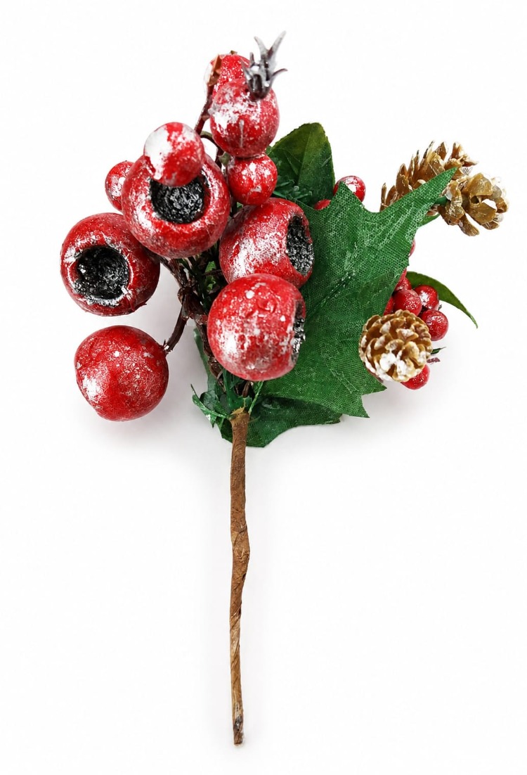 ZER11 NOEL yapay çiçek 20cm