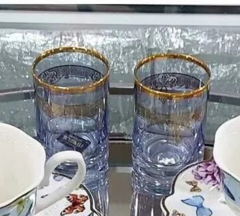 DEFPPKAHVE Danieli Exclusive Fine Porcelain Porselen 2 Kişilik Türk Kahve Fincan Set Su Likör