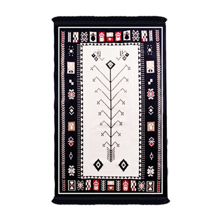 BGH8681126436908 Home Çift Taraflı Kilim Makinede Yıkanabilir Modern Desenli 120x180cm
