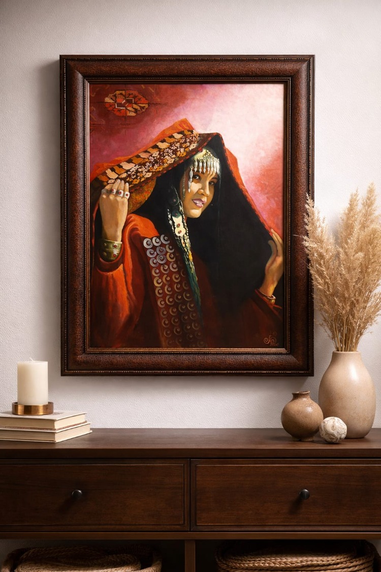 155619032026 93 x 73 cm ölçülerinde, el işçiliği yağlı boya tablo