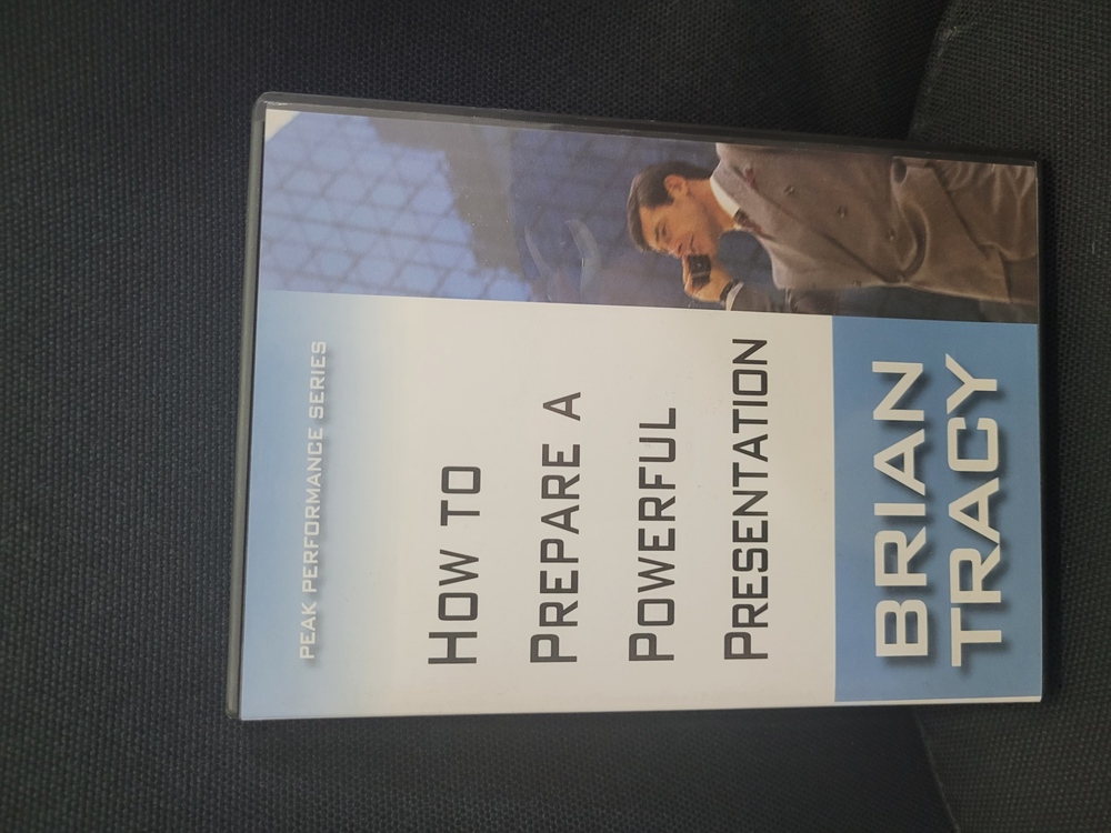 858-436-7300 How to Prepare a Powerful Presentation - Brian Tracy (DVD) | Zirve Performans Serisi