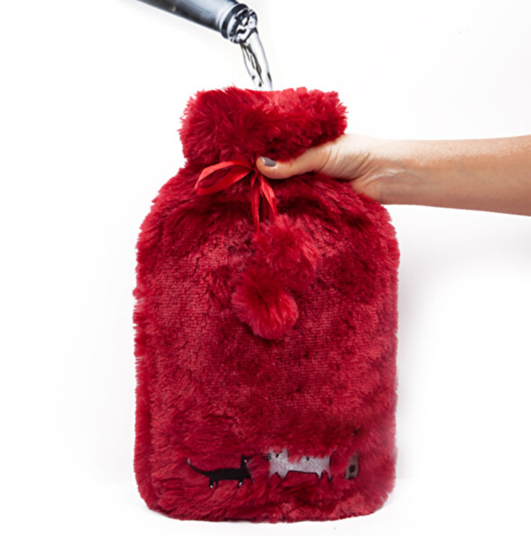 BGD10881012 Biggdesign Cats Bordo Peluş Sıcak Su Torbası Koleksiyon