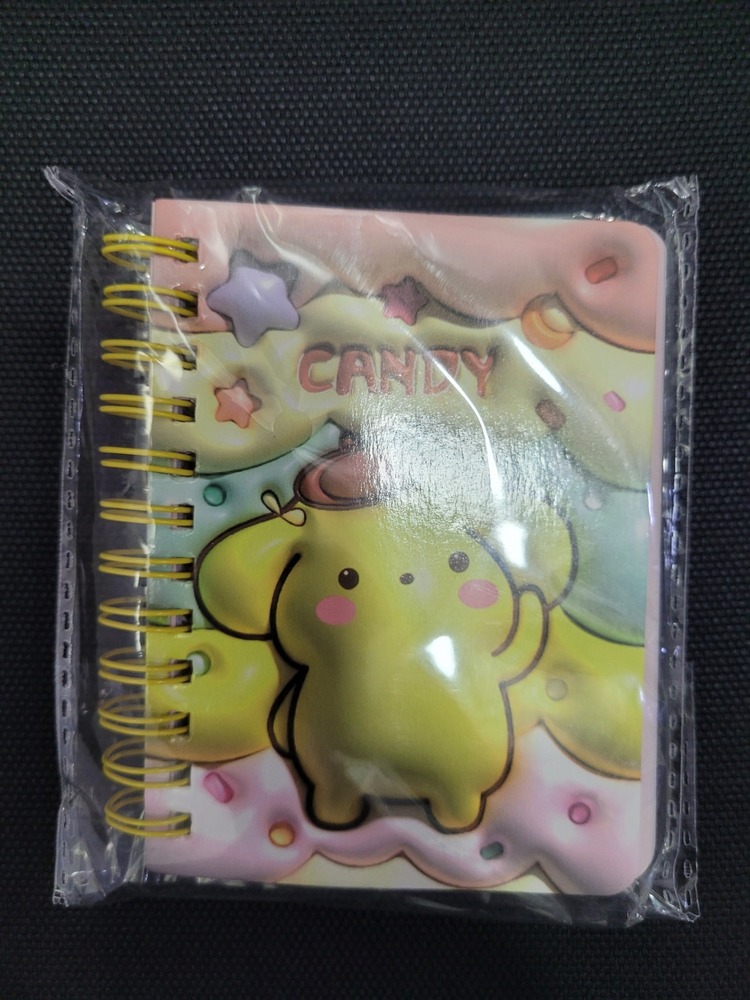 KP924565325 Köpek Pudingi Sanrio 3D Spiral Defter - Sevimli & Yaratıcı Karikatür Tasarım 1 Adet