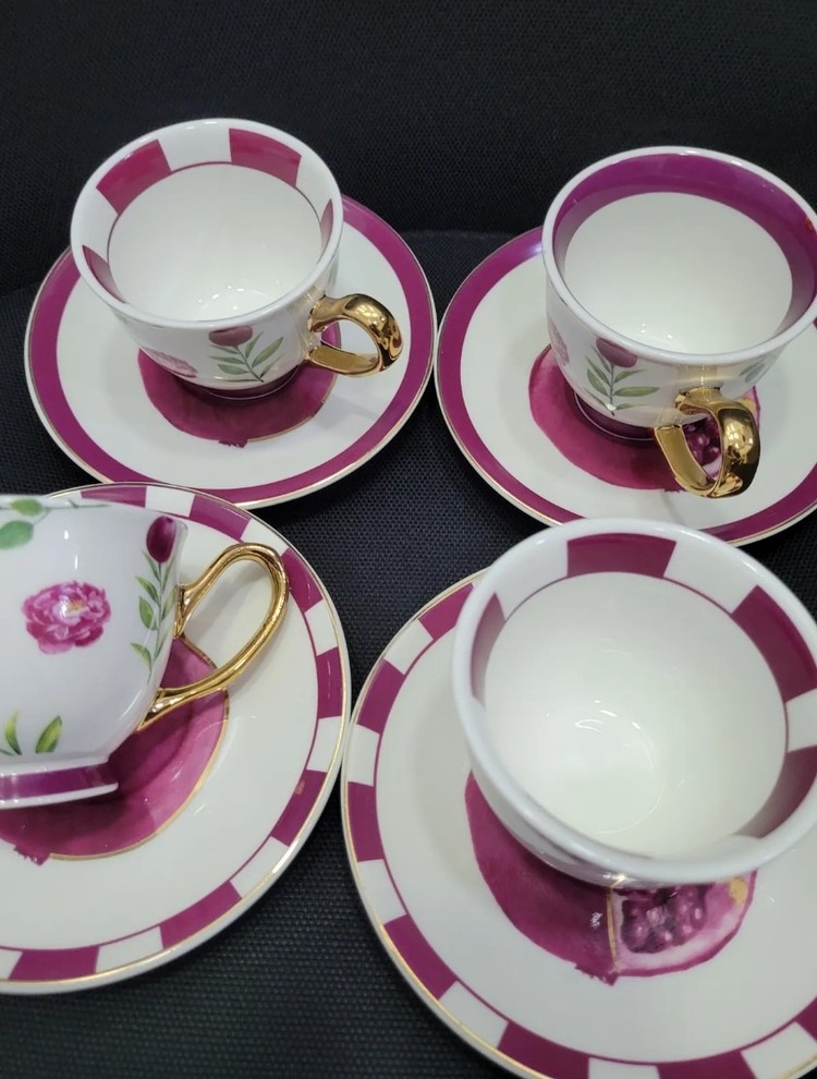 AP123.350284 Benim Evim Fortuna 2'li Kahve Fincan Set Sofra Mutfak