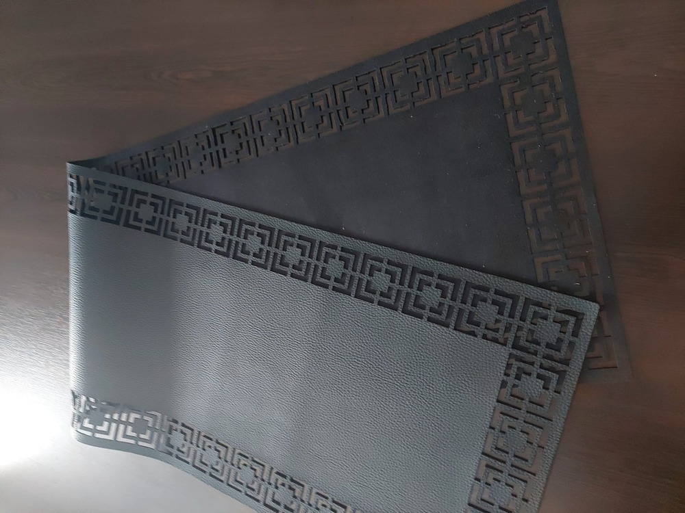 E6741098 Runner 125x35cm Suni Deri Arkası Süet Ev Dekorasyon 1 Adet