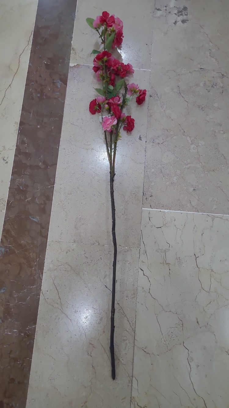 272-770 Yapay Çiçek Lincoln Cherry Blossom Branch 48inch Pink 1 Adet