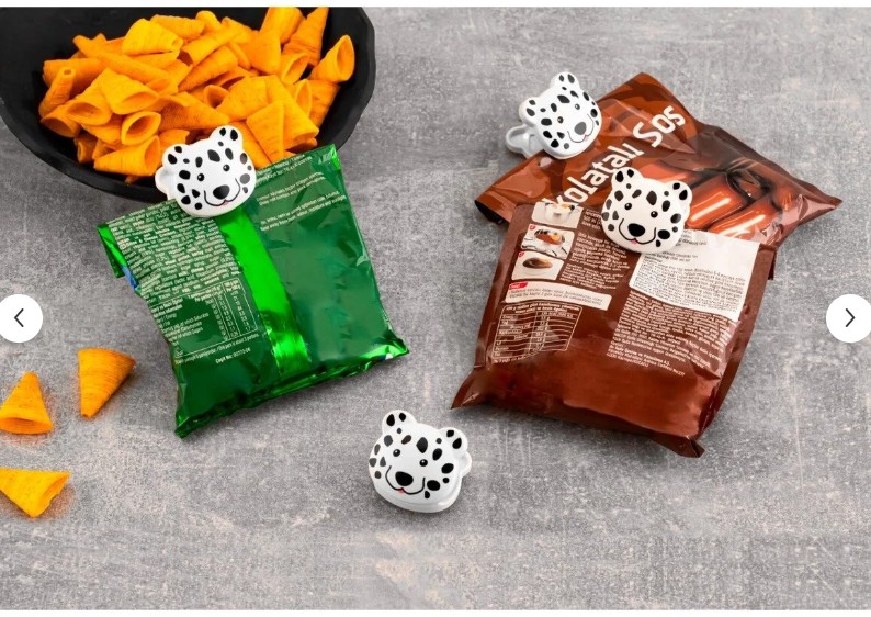 A788665729 (3'LÜ SET) Cutie Paket Klipsi Sevimli Hayvan Figürlü 