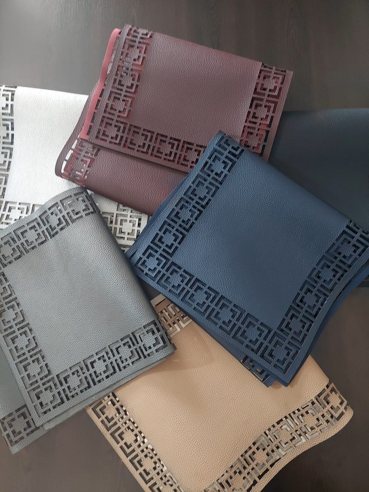 E6741098 Runner 125x35cm Suni Deri Arkası Süet Ev Dekorasyon 1 Adet