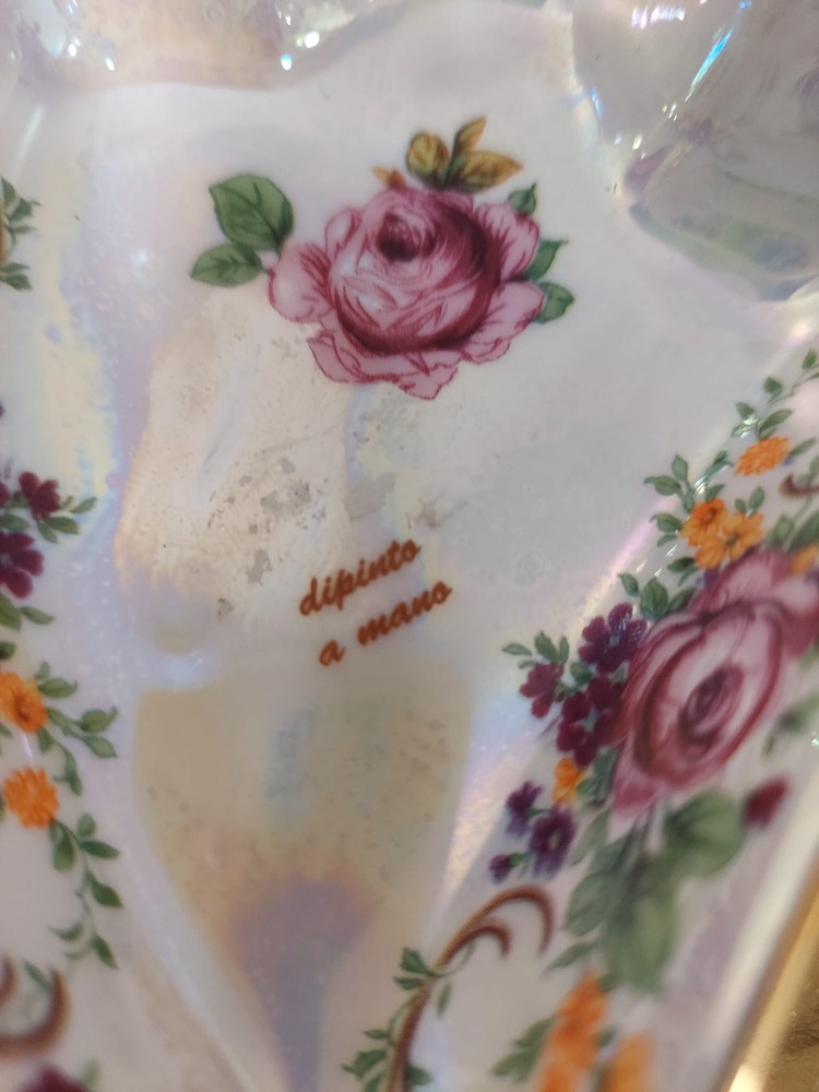 A2506 T. Limoges Şekerlik Lokumluk Kase 12x8,5x3cm El Yapım Porselen 1 Adet