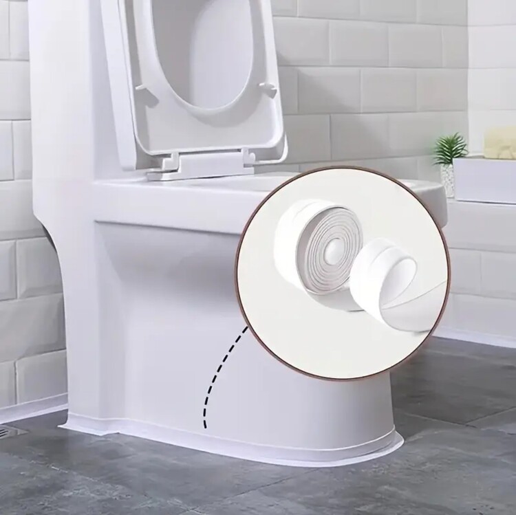 WA42203 Beyaz (uzunluk 1.5m, genişlik 2.2cm) Mutfağa Özel Su Geçirmez Bant Lavabo