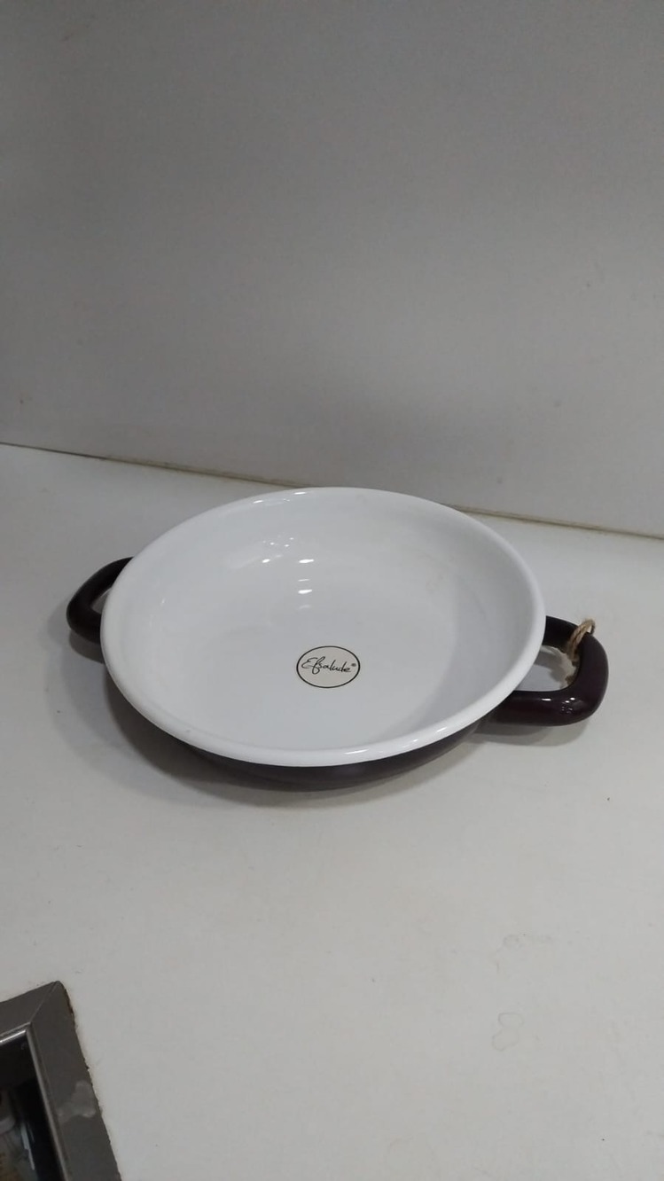 EFSKMOR Koyu Mor Emaye Sahan 20cm Renklere Dokunun Emeği Hissedin Tatlı 1 Adet