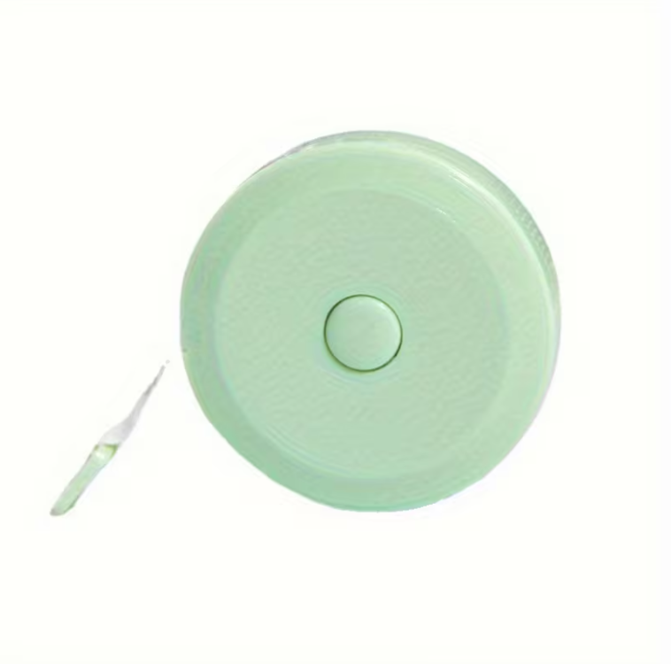 VV171637 İskandinav Yeşili Plastik Metre, 150.01 cm Uzunluğunda, Sevimli Yumuşak Şerit