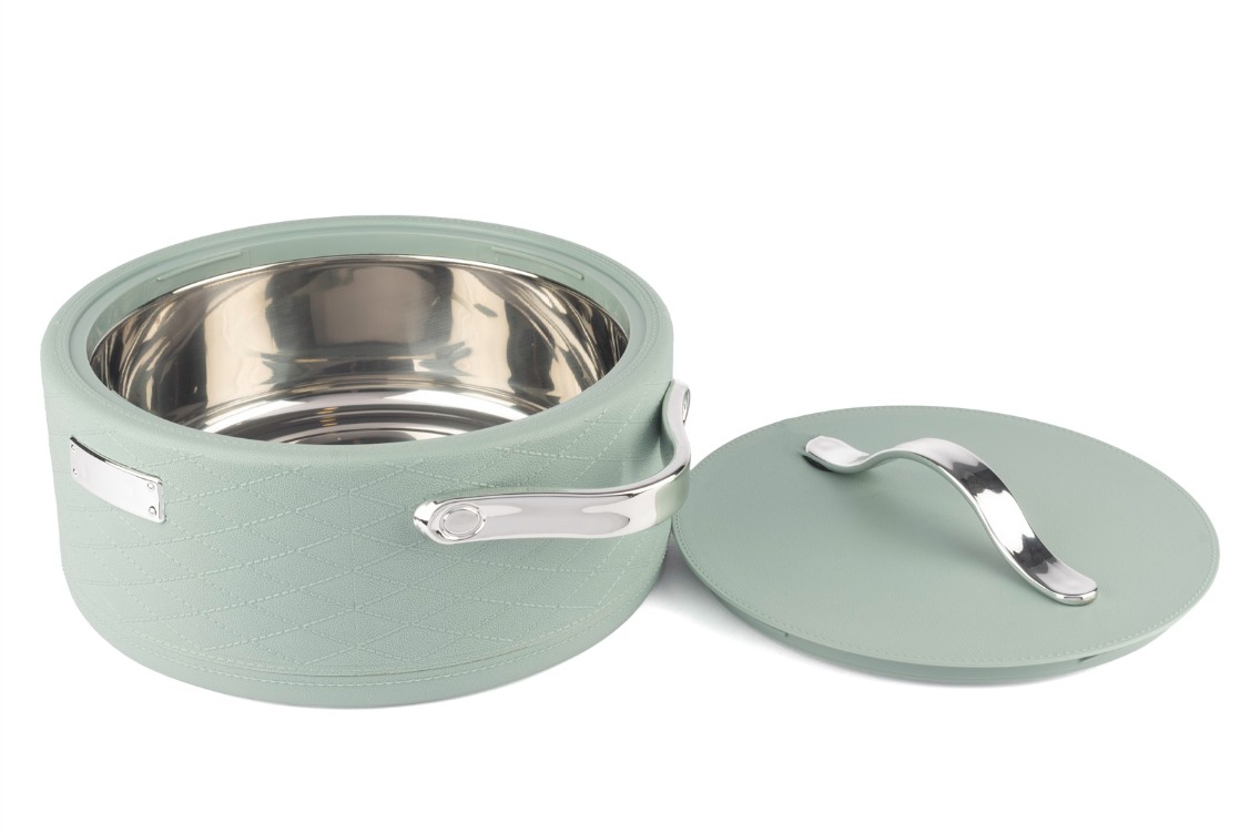 P406.141544 Turkuaz Silver Kulplu Servis Tenceresi 2.7L 25cm Mutfak > Servis