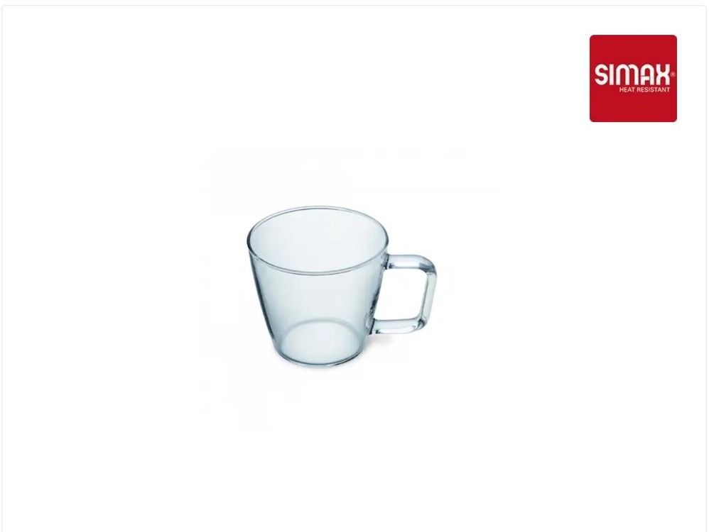 SIMAX2552-2 Simax 2'li Çay Fincan 0,25lt Kupa İnce Cam Keyifli İçim Kahve Soğutmaz
