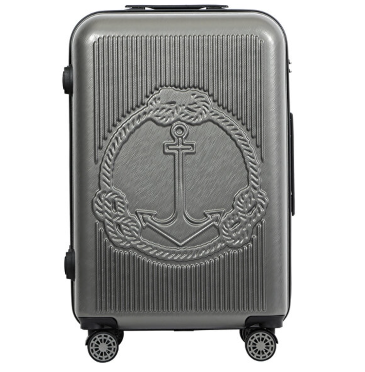 BGD8681126434546 design Ocean Gri Orta Boy 24" Valiz moda
