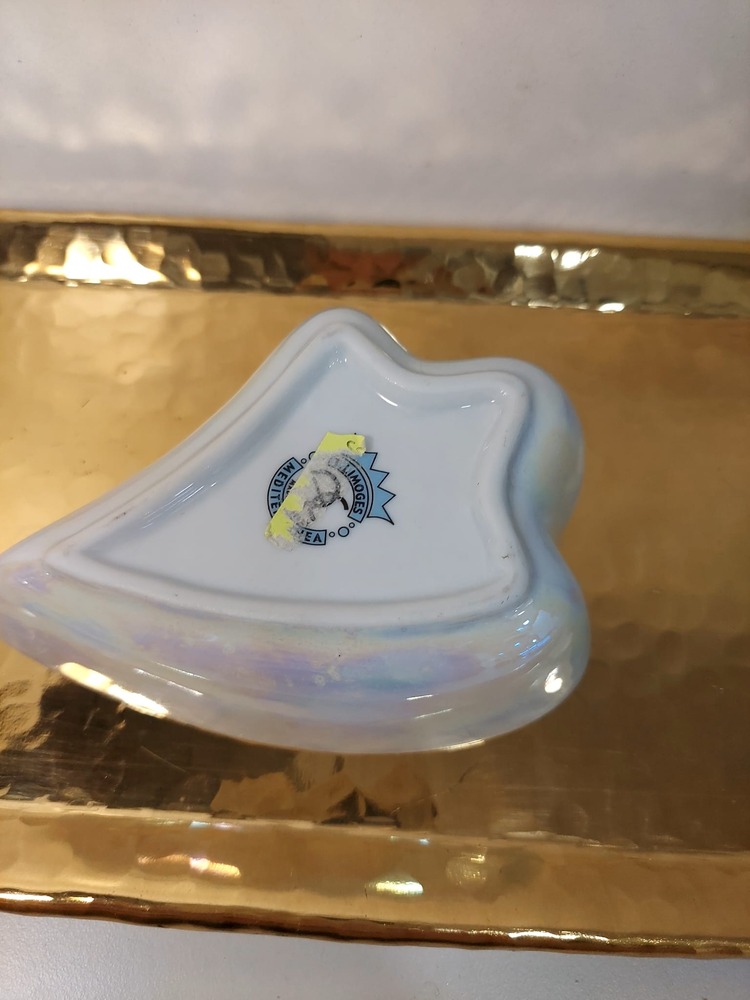 A2506 T. Limoges Şekerlik Lokumluk Kase 12x8,5x3cm El Yapım Porselen 1 Adet
