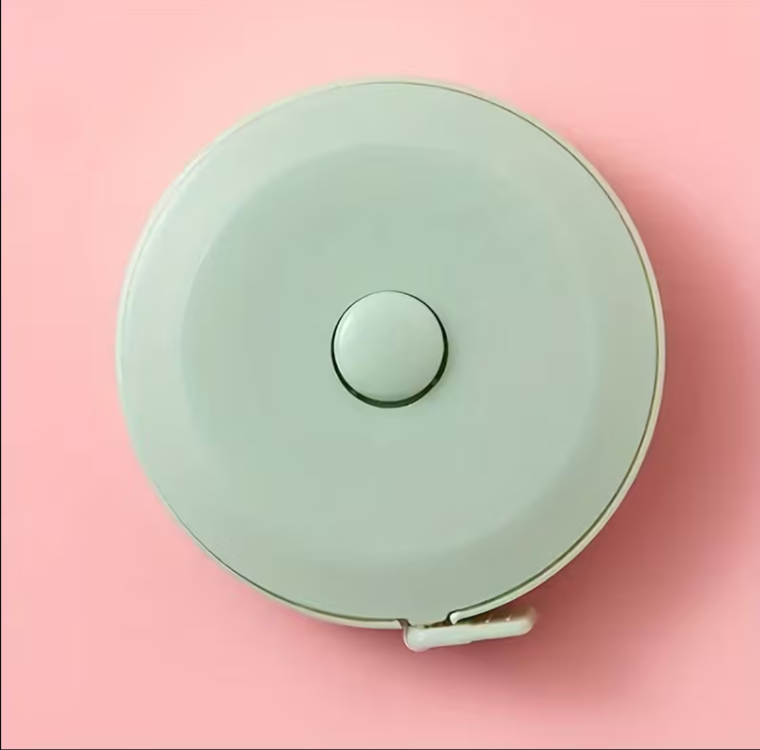 VV171637 İskandinav Yeşili Plastik Metre, 150.01 cm Uzunluğunda, Sevimli Yumuşak Şerit