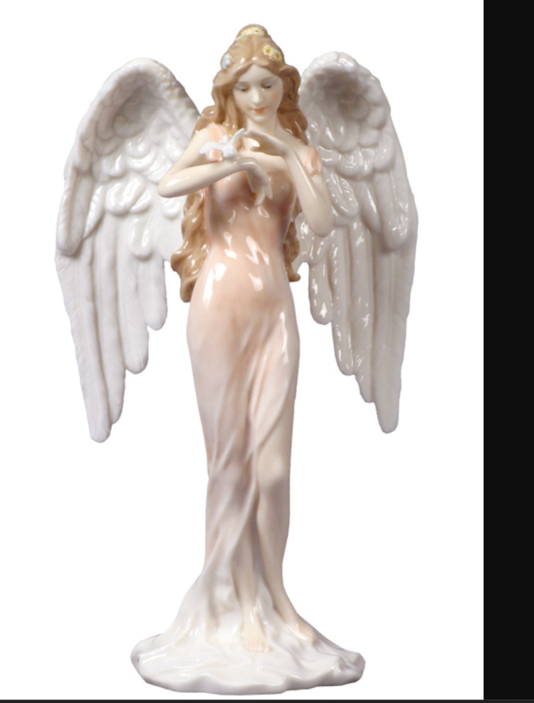 AP20206AA WISE PORSELEN MELEK 11*7*19,5 CM HEDİYELİK VERONESE Biblo