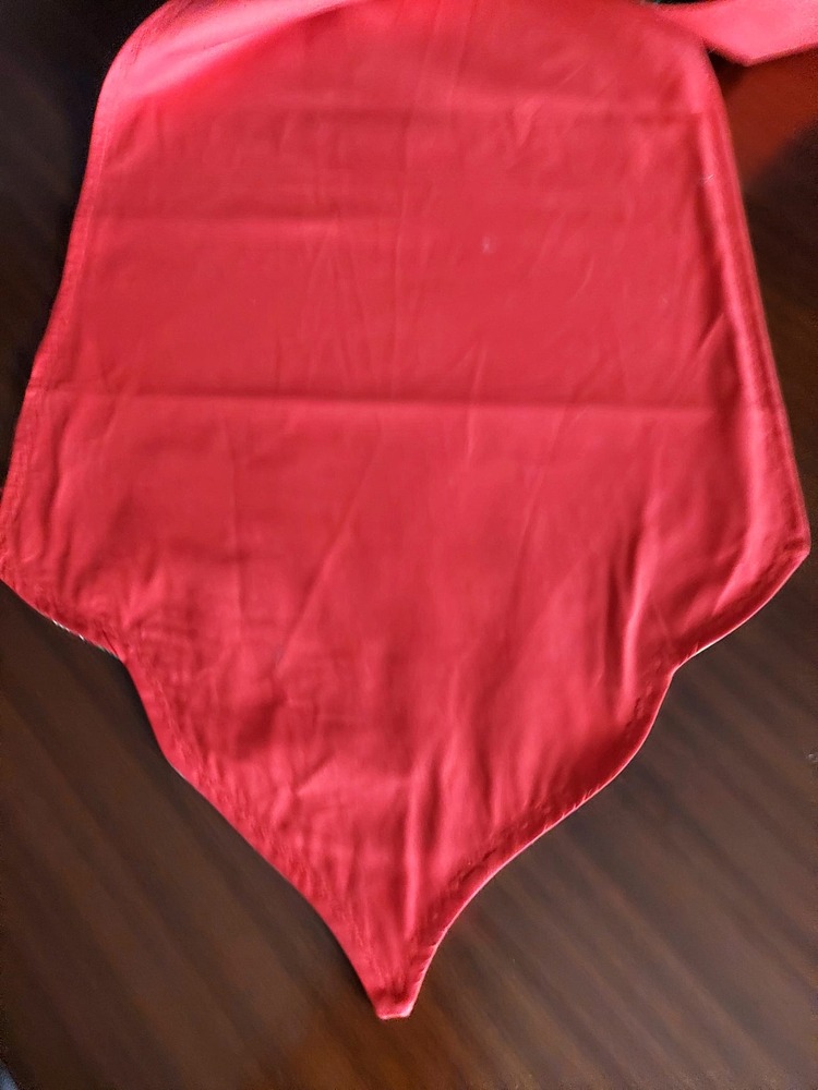 A31682 Runner 45x170cm Panama Keteni Çift Taraflı Kullanım Ekose Kumaş Kırmızı Yeşil 1 Adet