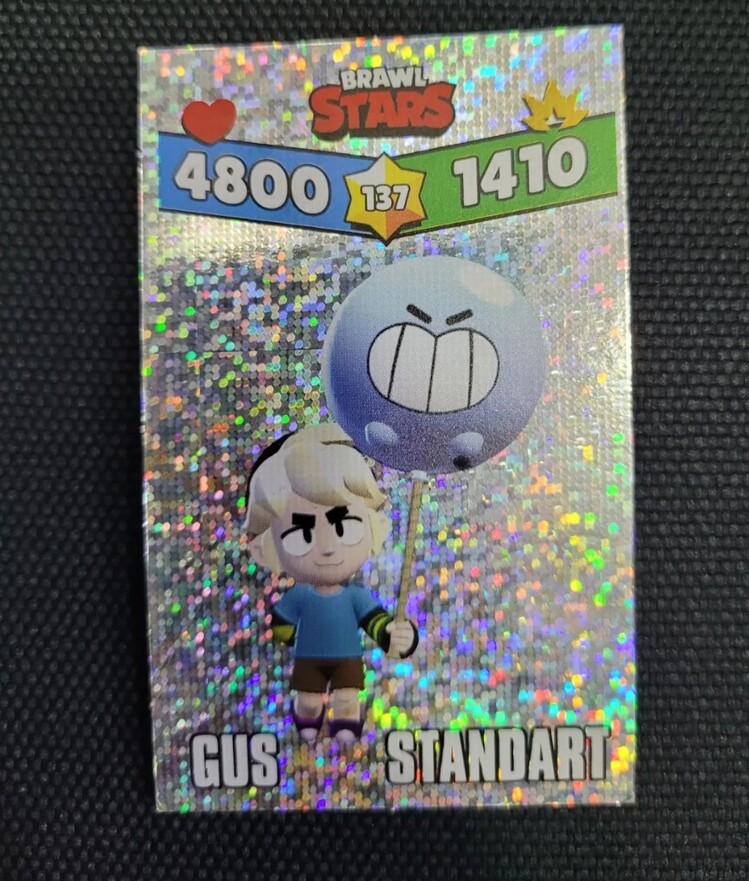 48001410 Gus Standart Kağıt Parlak Simli Kart 8x5cm Yeni Seri 1 Adet