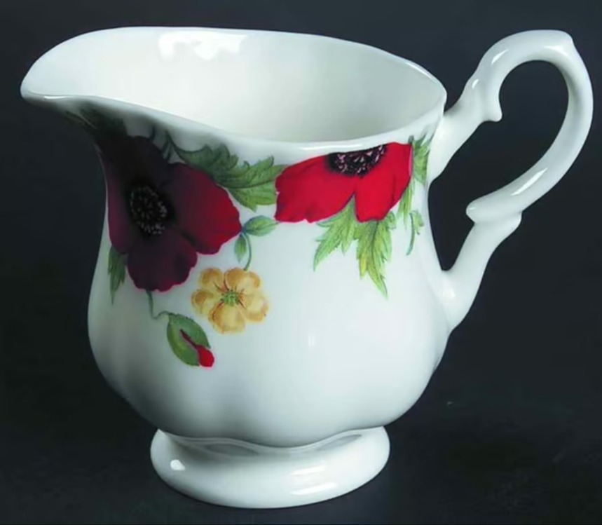 57891821 Roy Kirkham Monet Kremalık Porselen Ev 8cm Yükseklik: 3 1/4 inç 6 OZ 1 Adet