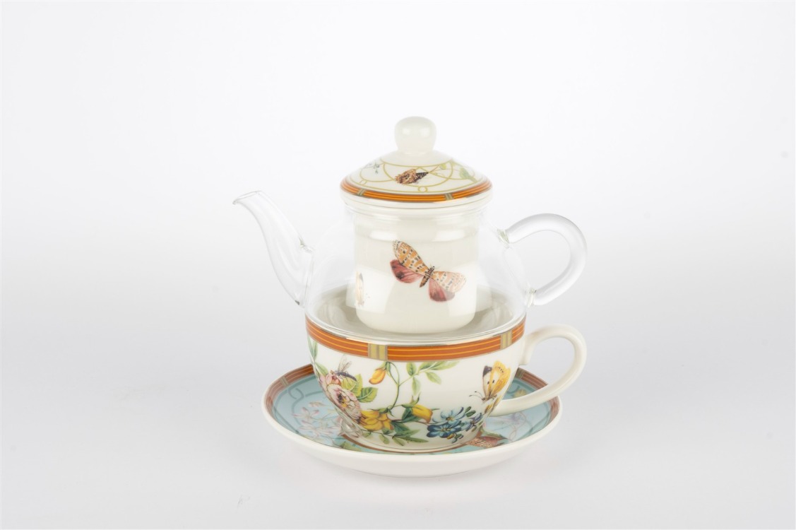 P388.132788 Gardenia Luxe Tek Kişilik Demlik Fincan Butik Mutfak
