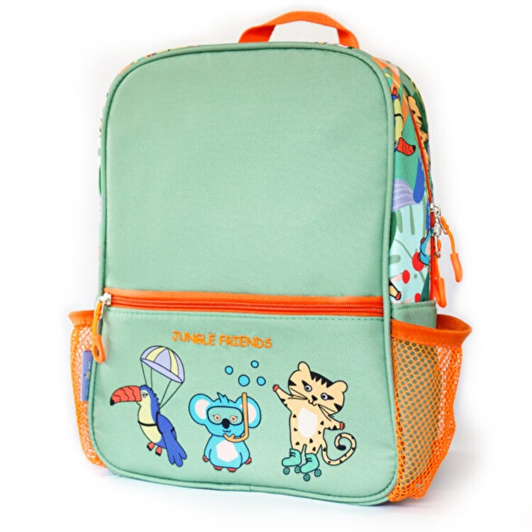 MAM362890207 Çocuk Sırt Çantası ve Isı Yalıtımlı Beslenme Çantası Seti Jungle Friends