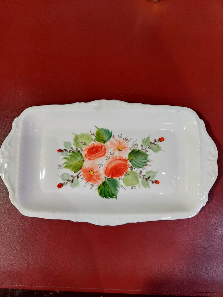 A053623 Porselen El Boyama Türk Kahve Fincan Tepsi Cam Su Bardak Set