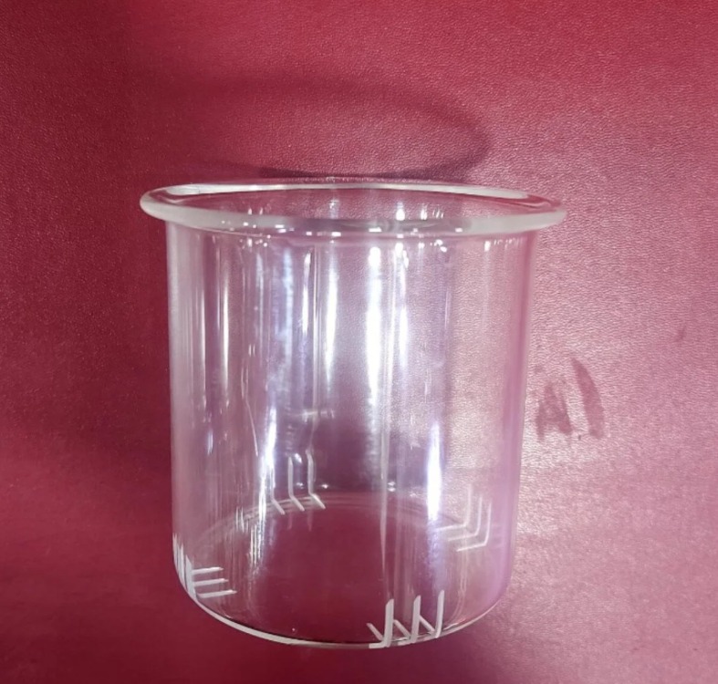 183725122025 Çap 8cm Yük 8cm Cam Bitki Çaydanlığı İçin Yedek Cam Süzgeç Filtre 1 adet