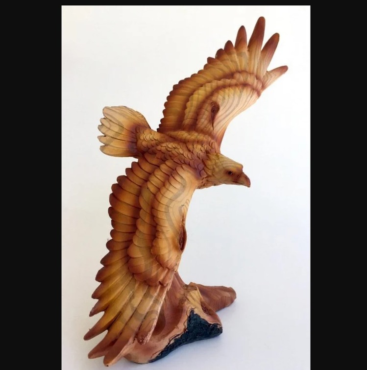 GP2073 Kartal Biblo Dalışa Geçen 25cm Hayvan Figür Heykel Babaya 1 Adet
