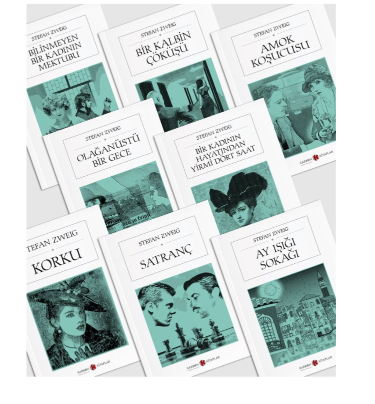 9781695329720 Stefan Zweig Seti (8 Kitap) KARBON KİTAPLAR